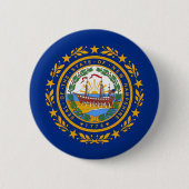 Flag New Hampshire Button (Vorderseite)