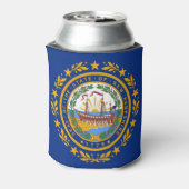 Flag New Hampshire Dosenkühler (Kanne Rückseite)