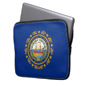 Flag New Hampshire Laptopschutzhülle (Vorderseite Links)