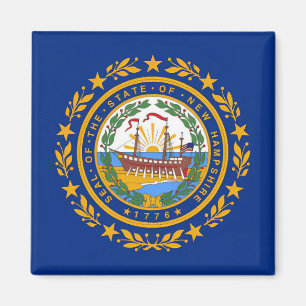 Flag New Hampshire Magnet