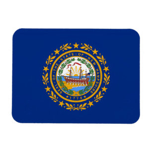 Flag New Hampshire Magnet