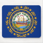Flag New Hampshire Mousepad (Vorne)