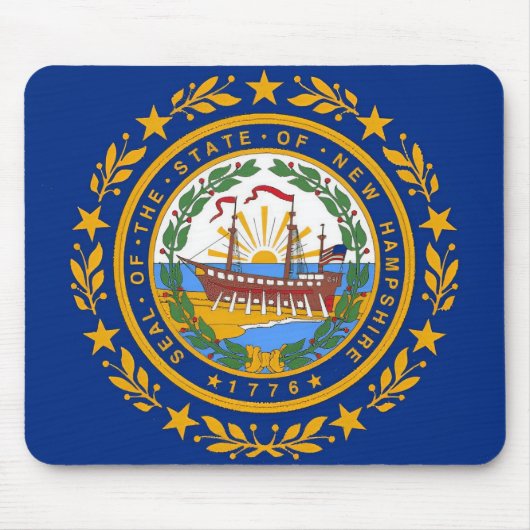 Flag New Hampshire Mousepad (Vorne)