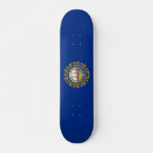 Flag New Hampshire Skateboard (Vorne)