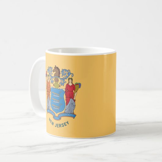 Flag New Jersey Kaffeetasse (Vorderseite Links)