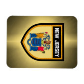 Flag New Jersey Magnet (Horizontal)
