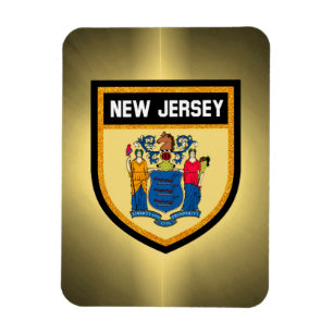 Flag New Jersey Magnet