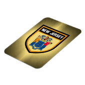 Flag New Jersey Magnet (Linke Seite)
