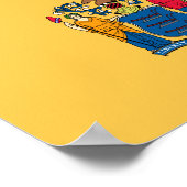 Flag New Jersey Poster (Ecke)