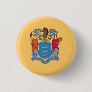 Flag New Jerseyan, Flag New Jersey Button