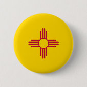 Flag New Mexico Button (Vorderseite)