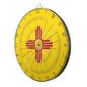 Flag New Mexico Dartscheibe (Vorderseite rechts)
