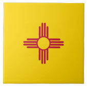 Flag New Mexico Fliese (Vorderseite)