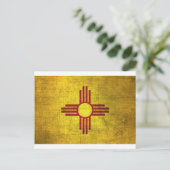 Flag New Mexico Postkarte (Stehend Vorderseite)