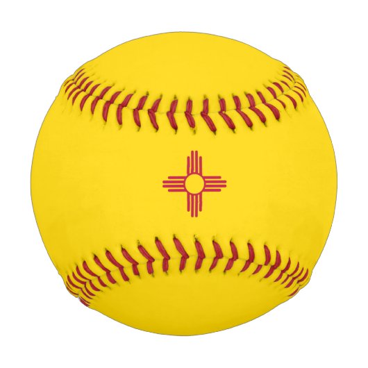 Flag New Mexico (US-Staat) Baseball (Vorderseite)
