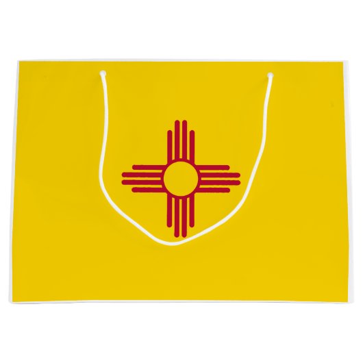 Flag New Mexico (US-Staat) Große Geschenktüte (Vorderseite)