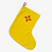 Flag New Mexico (US-Staat) Großer Weihnachtsstrumpf (Vorderansicht (hängend))
