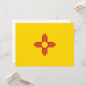 Flag New Mexico (US-Staat) Karte (Vorderseite/Rückseite Beispiel)