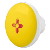 Flag New Mexico (US-Staat) Keramikknauf (Rechts)