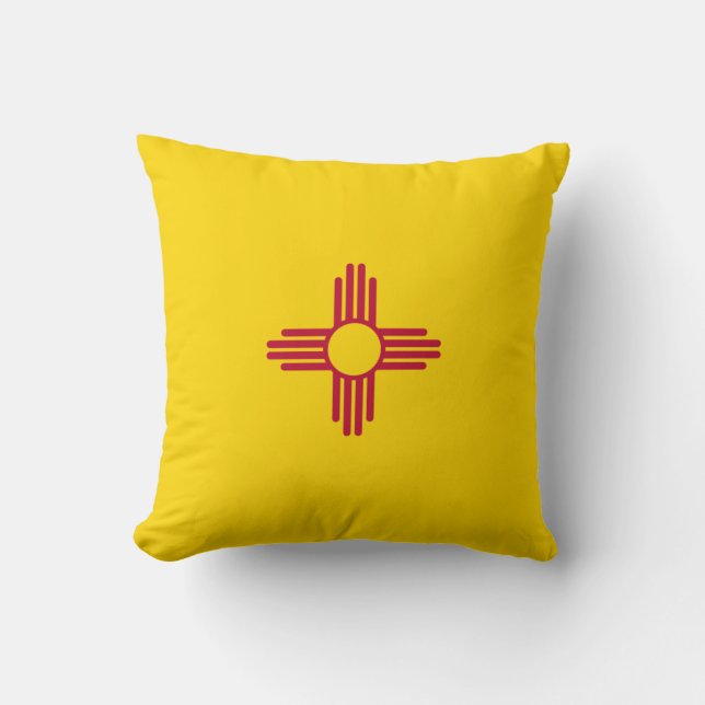 Flag New Mexico (US-Staat) Kissen (Vorderseite)