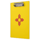 Flag New Mexico (US-Staat) Klemmbrett (Links)