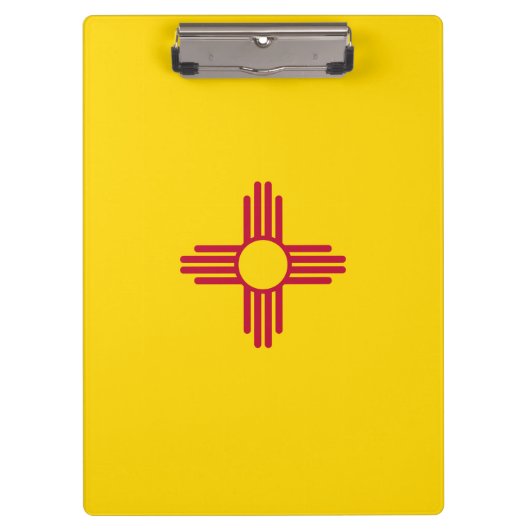 Flag New Mexico (US-Staat) Klemmbrett (Vorderseite)