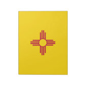 Flag New Mexico (US-Staat) Notizblock (Rotiert)