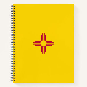 Flag New Mexico (US-Staat) Notizblock