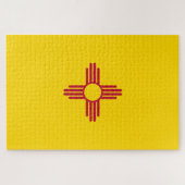 Flag New Mexico (US-Staat) Puzzle (Horizontal)