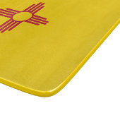 Flag New Mexico (US-Staat) Schneidebrett (Ecke)