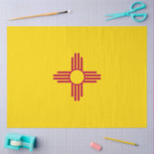 Flag New Mexico (US-Staat) Seidenpapier (Basteln)