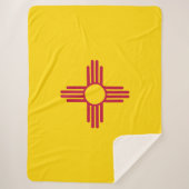 Flag New Mexico (US-Staat) Sherpadecke (Vorderseite)
