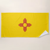 Flag New Mexico (US-Staat) Strandtuch (Vorderseite)