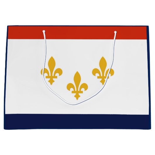 Flag New Orleans Geschenktasche Große Geschenktüte (Vorderseite)