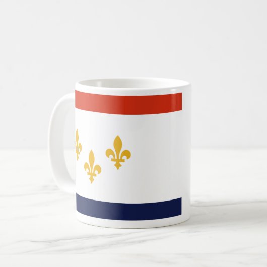 Flag New Orleans Kaffeetasse (Vorderseite Links)