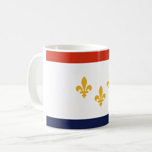 Flag New Orleans Kaffeetasse (Vorderseite Links)