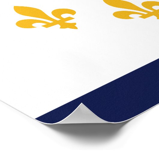 Flag New Orleans, Louisiana Poster (Ecke)