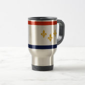 Flag New Orleans, Louisiana Travel Mug Reisebecher (VorderseiteRechts)