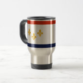 Flag New Orleans, Louisiana Travel Mug Reisebecher (Vorderseite Links)