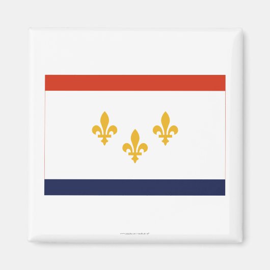 Flag New Orleans Magnet (Vorne)