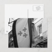 Flag New Orleans Postkarte (Vorne/Hinten)