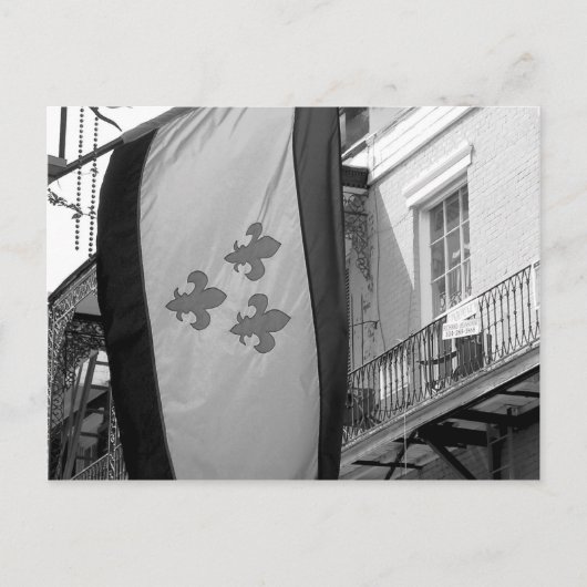 Flag New Orleans Postkarte (Vorderseite)