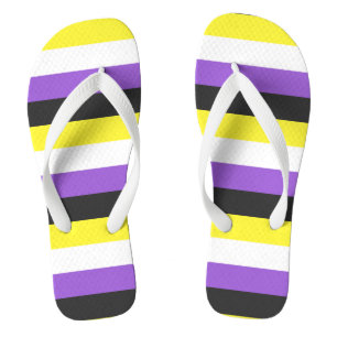 Flag "Non-Binary Pride" Badesandalen