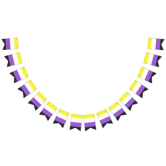 Flag "Non-Binary Pride" Wimpelkette (Alle)