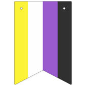 Flag "NonBinary/Enby Pride" Wimpelkette (Dritte Fahne)