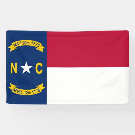 Flag North Carolina Banner (Horizontal)