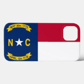 Flag North Carolina Case-Mate iPhone Hülle (Rückseite (Horizontal))