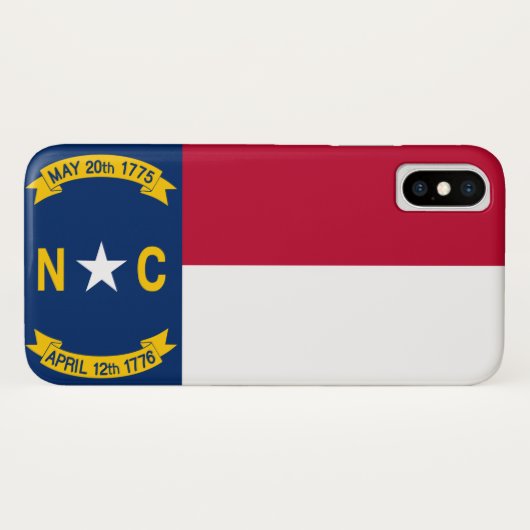 Flag North Carolina Case-Mate iPhone Hülle (Rückseite (Horizontal))
