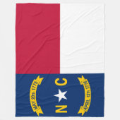 Flag North Carolina Fleecedecke (Vorderseite)