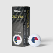 Flag North Carolina Golfball (Verpackungen)